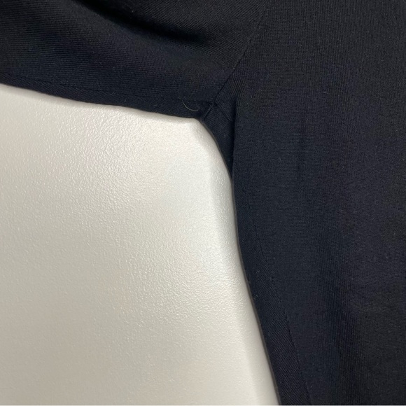 Elie Tahari Jogger Pants Cashmere High Waisted Luxury Black Size Large XL - Picture 6 of 10